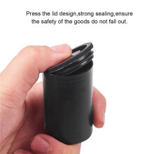 100PCS Plastic Empty Film Canister Camera Reel Container Storage Case Can for Accessories Art Bead Coin Pill White