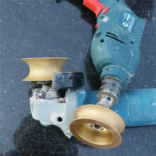 10mm Thick Gold Brazed Diamond Angle Grinder Stone Grinding Wheel Used for Angle Grinder Grinding Wheel Tool.