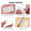 50Pcs Outdoor Light Clips Wire Fixers Self-Adhesive Wire Clips Cable Organizers for String Lights Decorations Cables 2