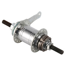 32 Hole Reversing Ride Backwards Brake Fixed Gear Bike Rear Hub Aluminum Alloy Bicycle Bike Coaster Brake Rear Hub 32 Holes Fixed/Free Gear