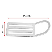 4 PièCes PlongéE Sous-Marine Poids Ceinture GlissièRe Gardien en Acier Inoxydable D Anneau Sangle Harnais Ceinture Retenue Bouchon Accessoires
