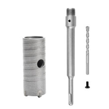 SDS Hamerboren Muurgatenzaag Boorset Snijgereedschap met Ronde As Beton Cement Steengatopener, 30 mm