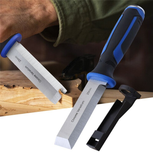 Woodworking Right Angle Chisel Multipurpose Core Percussive Angle Chisel Chrome Vanadium Steel Handle Slotting Cutting 2