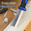 Woodworking Right Angle Chisel Multipurpose Core Percussive Angle Chisel Chrome Vanadium Steel Handle Slotting Cutting 8