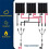 2Pairs Y-Style Solar Connector  1000V FMMM+MFFF for Parallel Connection Between Solar Panels Solar Cable Junction 5