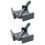 2PCS Right Angle Clip Clamp Single Handle 90 Degrees Angle Clamp Adjustable Swing Jaw for Carpentry Frame Metal Welding 2