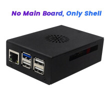 SHCHV Host Cooling Case for OrangePi 5 Pro Metal Case for Orange Pi 5 Pro Cooling Case Protection Case,B