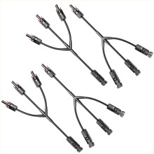 2 Paia di Connettori Solari Stile Y  1000 V FMMM+MFFF per La Connessione Parallela Tra Pannelli Solari Giunzione del Cavo Solare