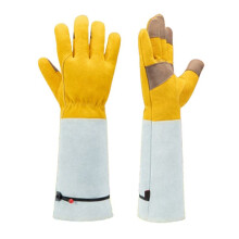 Handschuhe Aus Rindsleder, Gartenhandschuhe, Verlängerter Durchstich- und Insektenschutz, Schweißhandschuhe, Allgemeiner Arbeitsschutz
