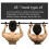 Gyms Angled Grip Handle Pulls  Resistance Band Handle Exercises Band Attachments Handle for Pulls- Bar Workouts Gyms 6