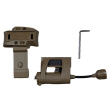 Luz Marrom para Capacete Ao Ar Livre Lanterna LED de 3 Velocidades Luz Noturna para Exterior Adequada para Capacete, Ciclismo, Pesca.