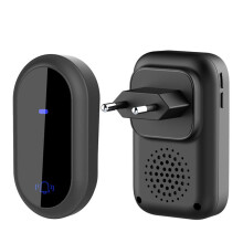 Campanello Senza Fili con Presa Europea Campanello Intelligente Impermeabile IP68 Campanello per Porta di Casa Controllo Volume Intelligente A 4