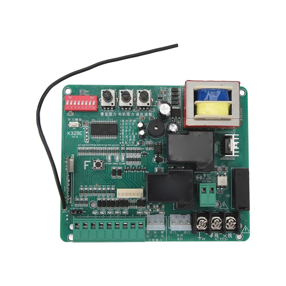 Sliding Gate Operator Control Board Replacement, Main Pcb Circuit For Gate Motor, Universal Gate Opener With Indicators 4713989140198