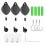 3 Pcs VR Helmet Cable Hook, Automatic Shrink Cable Reel Box for   /  Pro /  Flaws Cable Management 1