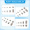 150Pcs Thread Repair Inserts M3 M4 M5 M6 M8 Stainless Steel Heli Coil Thread Repair Insert Wire Thread Insert Assortment 7