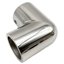 Conector de Tubo para , Acero Inoxidable 316, Marino, Yate, Accesorio de Riel de Mano, Conector de Tubo de Codo de 90 , Herrajes de