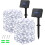 2x Outdoor Solar 120 LED Copper Lights White 1