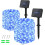 2x Outdoor Solar 120 LED Copper Lights Blue 1