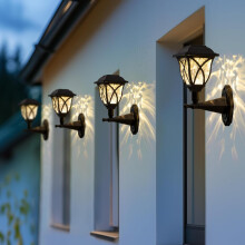 4 Pack Warm White Solar Wall Decorative Lights
