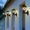 4 Pack Warm White Solar Wall Decorative Lights 1