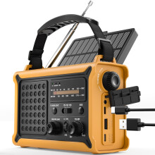 12000mAh Solar Radio Crank Torch Charger