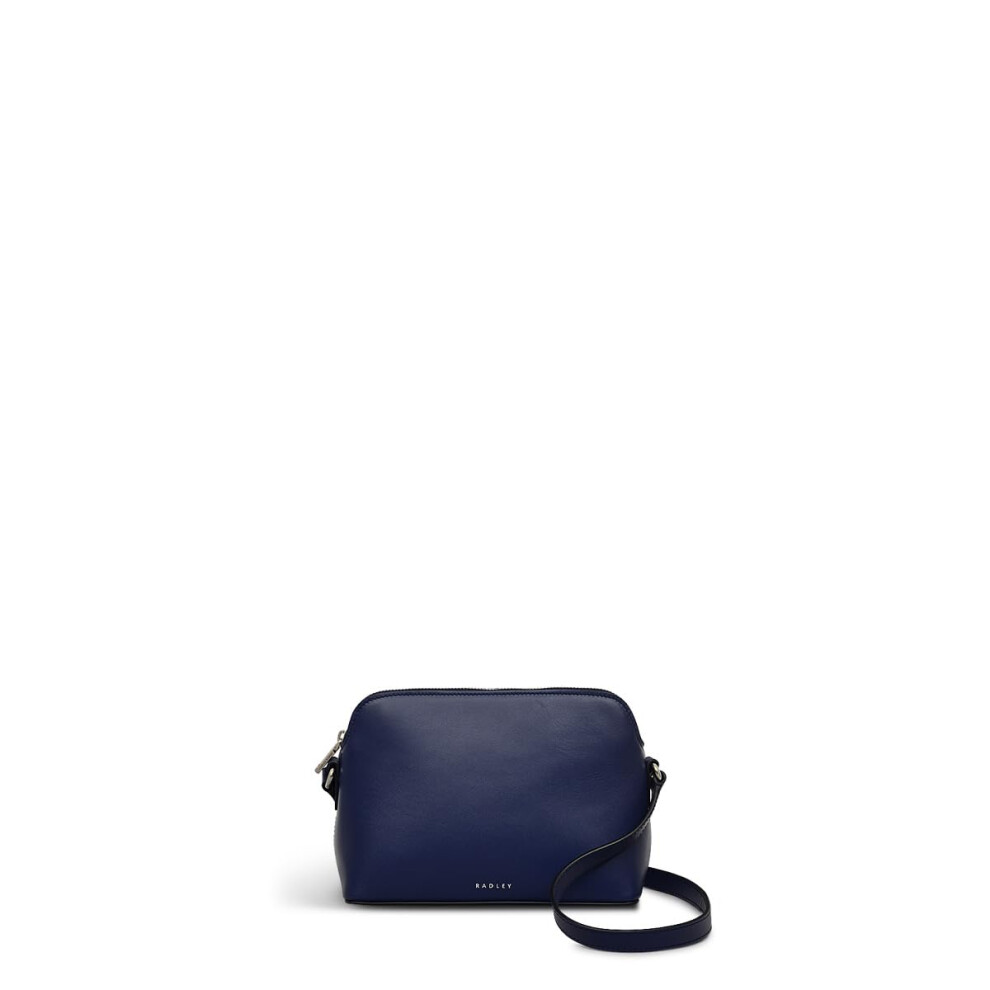 Radley Bow Street Women's Small Leather Ziptop Crossbody Bag, Evenfall