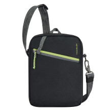 Travelon Unisex-Adult Anti-Theft Greenlander Small Crossbody, Jet Black, 7.5" W x 10.5" H x 2.75" D