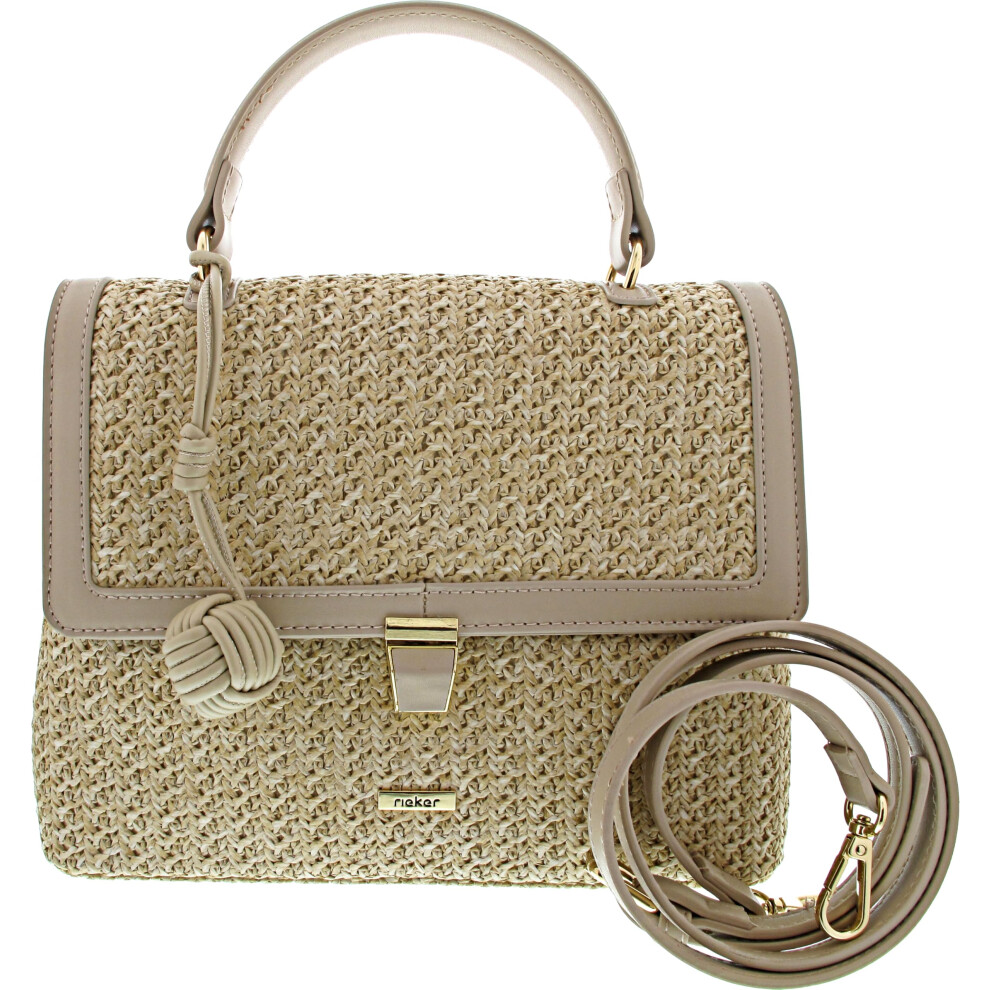 Rieker Women H1606 Shoulder Bag, Beige, S