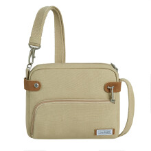 Travelon Anti-Theft Heritage Small Crossbody Bag, Natural, One Size, Anti-theft Heritage Crossbody Bag