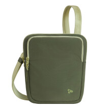 Travelon Anti-theft the Voyages Slim Crossbody, Olive, 10" W x 11" H x 2.5" D