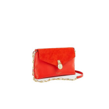 Ted Baker Miliaa Padlock Detail Leather Cross Body Bag Orange