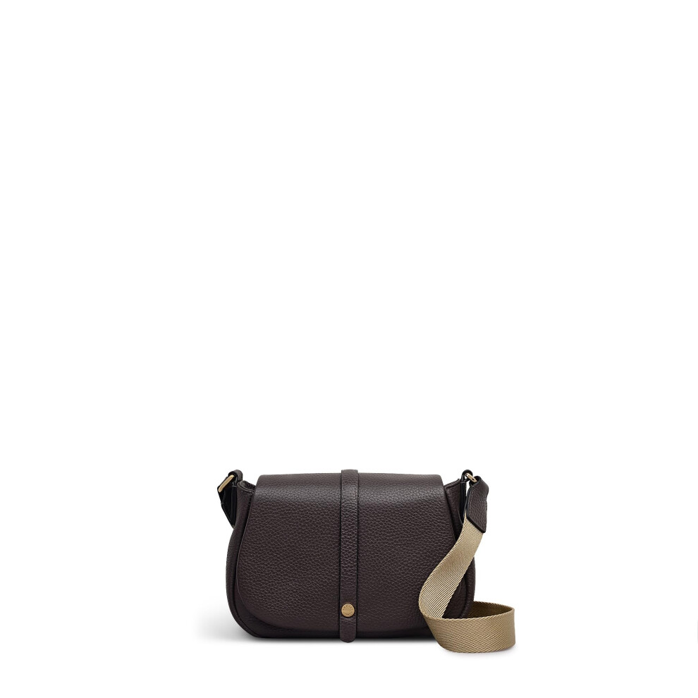 Radley London Lulworth Road Women's Leather Mini Flapover Crossbody, Thunder