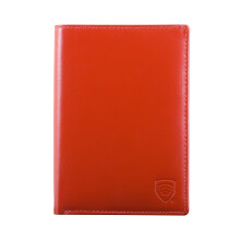 RFID Blocking Travel Wallet Biometric Passport Credit Debit Card Document Holder (KUK-83R) (RED)