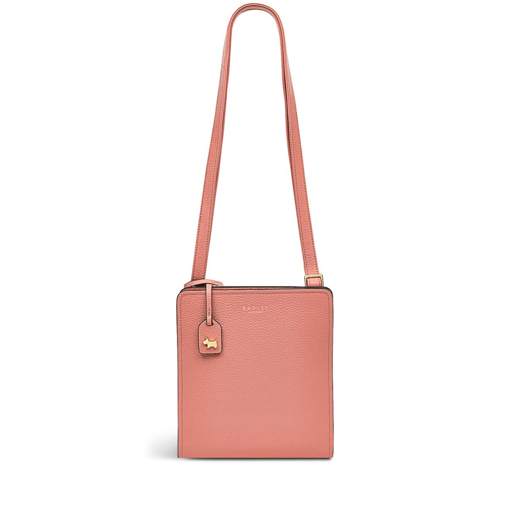 Radley London Summer Street - Mini Leather Zip Around Crossbody Bag In Salt Lake Pink