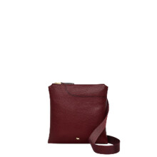 RADLEY London Pockets Soft 2.0 Medium Ziptop Crossbody for Women, in Merlot Grained Leather