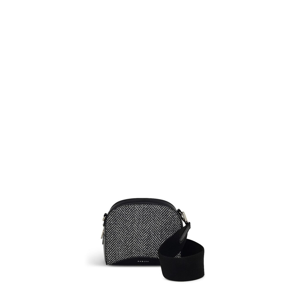 Radley Womens Crescent Craft Crossbody Bag One Size Black