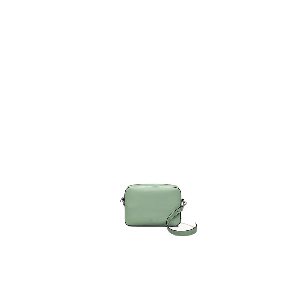 Radley London Womens London Sion Close Leather Ziptop Crossbody Shoulder Bag In Green Fig