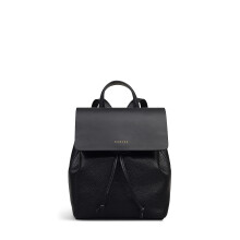 RADLEY London York Mews Women's Leather Small Flapover Backpack, Black