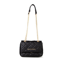 Valentino Shoulder Bag in Quilted Look, Nero, Urethane, One Size