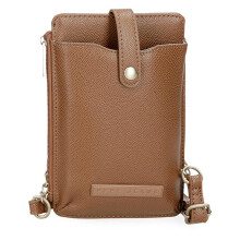 Pepe Jeans Elia Wallets, Purses, Wallets, Casual Made of Faux Leather, Wide and Adjustable Straps That Adapt, Front Pocket. By Joumma Bags, brown, One