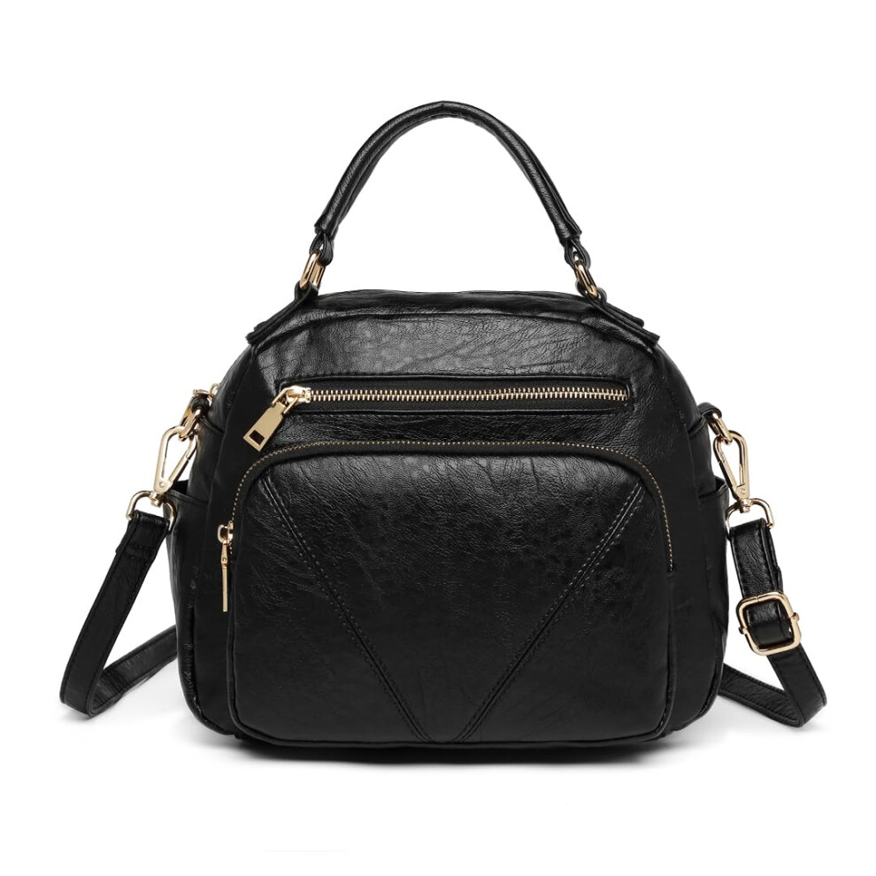 Miss Lulu Elegant Women's Fashion Handbag, Pu Leather Shoulder Bag With Multiple Compartments, Ideal Crossbody Bag For Travel And Everyday Use, Small