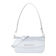Valentino Women Geranium Handbag, Argento, Talla UNICA