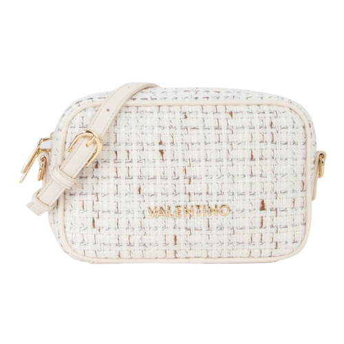 Valentino Valentino Shoulder Bag Tweed Camera Bag Off Wh/Multi Cream