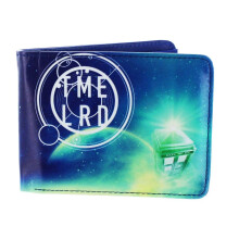 DOCTOR WHO Green Fashion Cosmos Bi-Fold Wallet