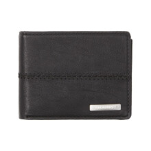 Quiksilver Men's STITCHY 3 Wallets, Black Black, L