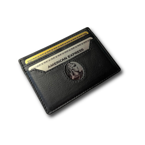 Minimalist Wallet, Black, Mini Black