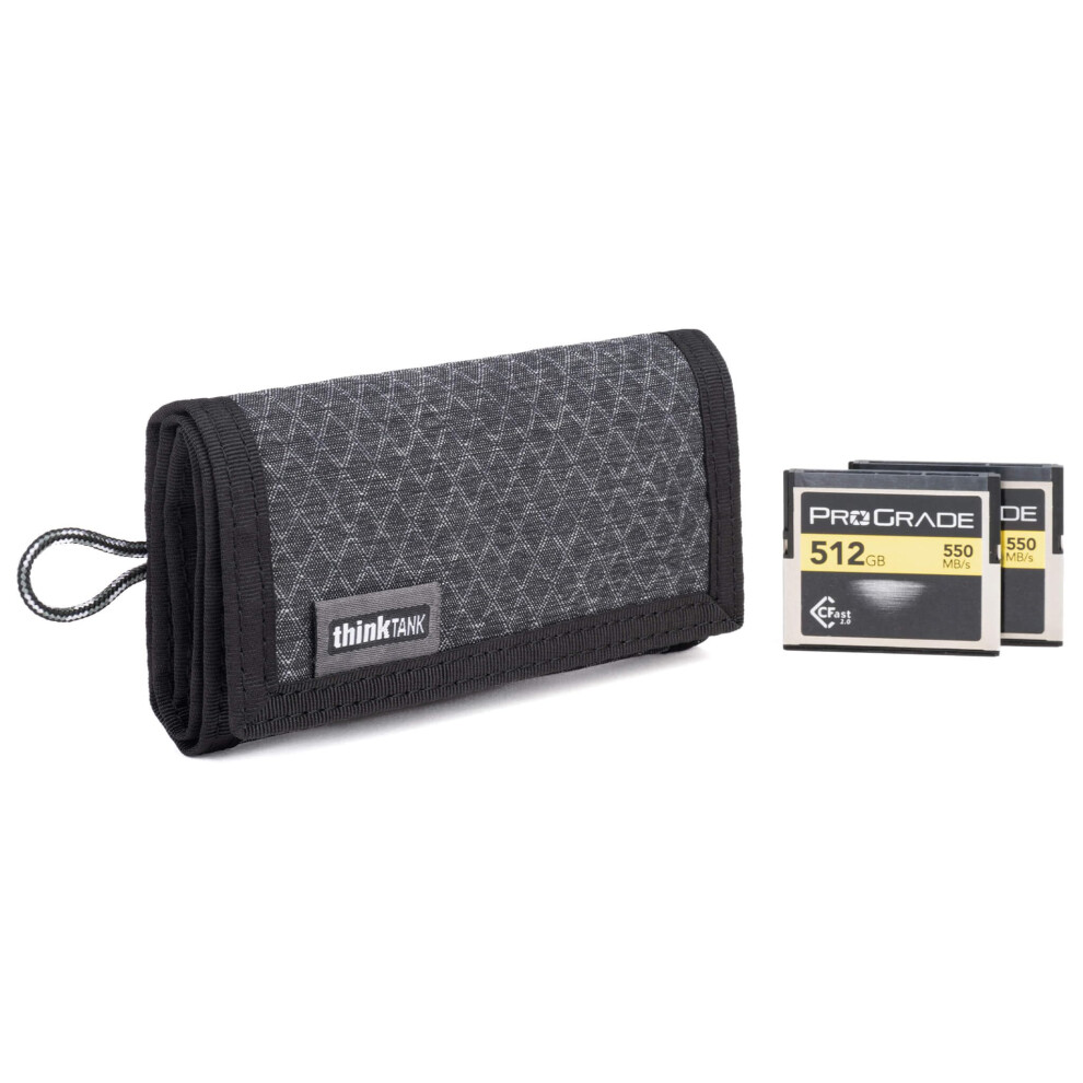 Think Tank Photo Pixel Pocket Rocket Memory Card Wallet ( Slate) Black 874530002700