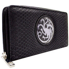Game of Thrones Fire and Blood Purse Clutch Coin Pocket & Card Holder, Black