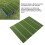Tapis de table de camping pliant Vert OD 51,6x38,5 cm 4