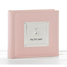 Pink Baby Girl My First Year Photo Album Keepsake